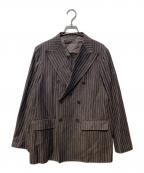 RAINMAKERレインメーカー）の古着「DOUBLE BREASTED JACKET」｜ブラウン