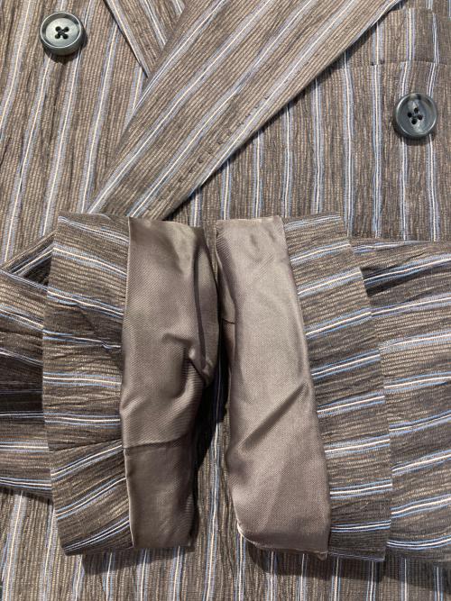 RAINMAKER（レインメーカー）RAINMAKER (レインメーカー) DOUBLE BREASTED JACKET ブラウン サイズ:46の古着・服飾アイテム