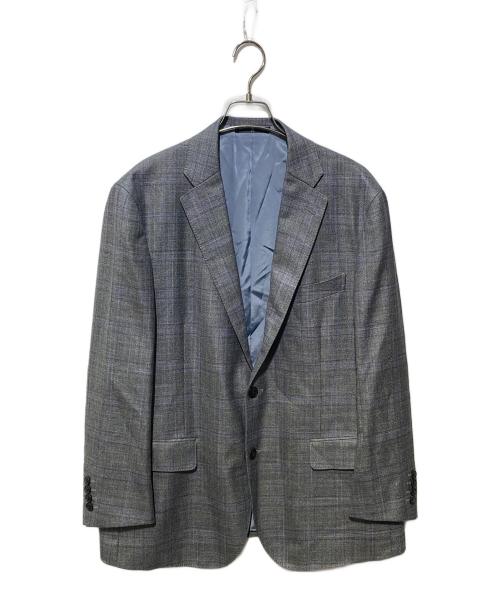 LANVIN（ランバン）LANVIN (ランバン) カシミア混テーラードジャケット グレー サイズ:T48の古着・服飾アイテム
