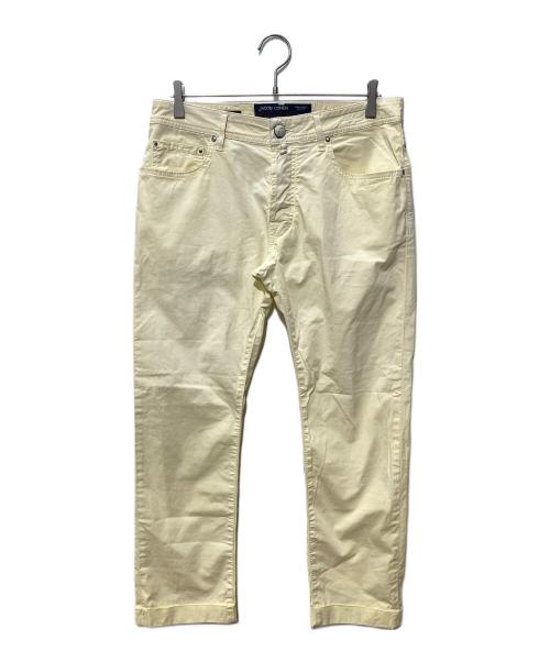 JACOB COHEN（ヤコブコーエン）JACOB COHEN (ヤコブコーエン) ストレートパンツ イエロー サイズ:SIZE32の古着・服飾アイテム