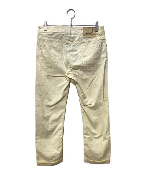 JACOB COHEN（ヤコブコーエン）JACOB COHEN (ヤコブコーエン) ストレートパンツ イエロー サイズ:SIZE32の古着・服飾アイテム