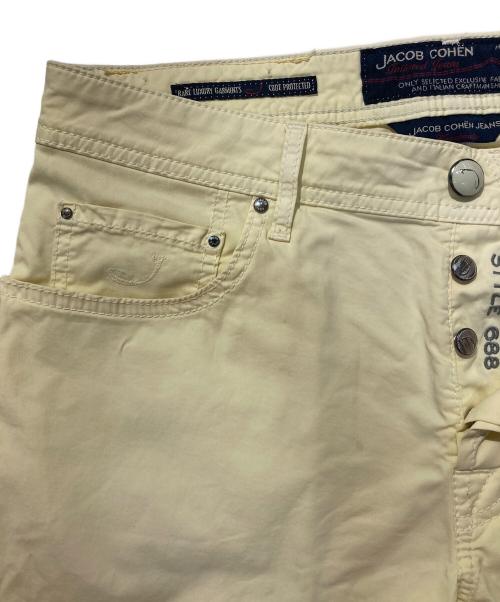 JACOB COHEN（ヤコブコーエン）JACOB COHEN (ヤコブコーエン) ストレートパンツ イエロー サイズ:SIZE32の古着・服飾アイテム