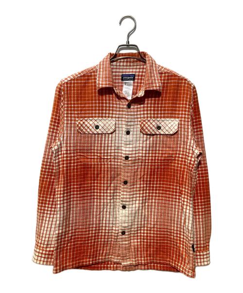 Patagonia（パタゴニア）Patagonia (パタゴニア) フィヨルドフランネルシャツ オレンジ サイズ:Sの古着・服飾アイテム