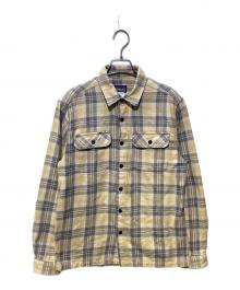 Patagonia（パタゴニア）の古着「フィヨルド・フランネル・シャツ」｜ベージュ