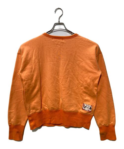 EVISU（エヴィス）EVISU (エヴィス) 二枚地前Vスウェット オレンジ サイズ:FREEの古着・服飾アイテム
