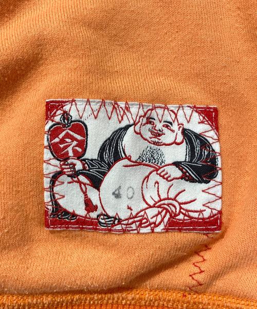 EVISU（エヴィス）EVISU (エヴィス) 二枚地前Vスウェット オレンジ サイズ:FREEの古着・服飾アイテム