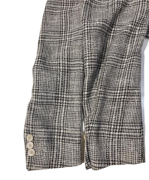 BOGLIOLI（ボリオリ）BOGLIOLI (ボリオリ) 段返し3Bツイードジャケット グレー サイズ:SIZE48の古着・服飾アイテム