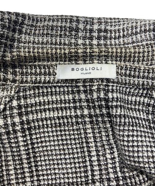 BOGLIOLI（ボリオリ）BOGLIOLI (ボリオリ) 段返し3Bツイードジャケット グレー サイズ:SIZE48の古着・服飾アイテム