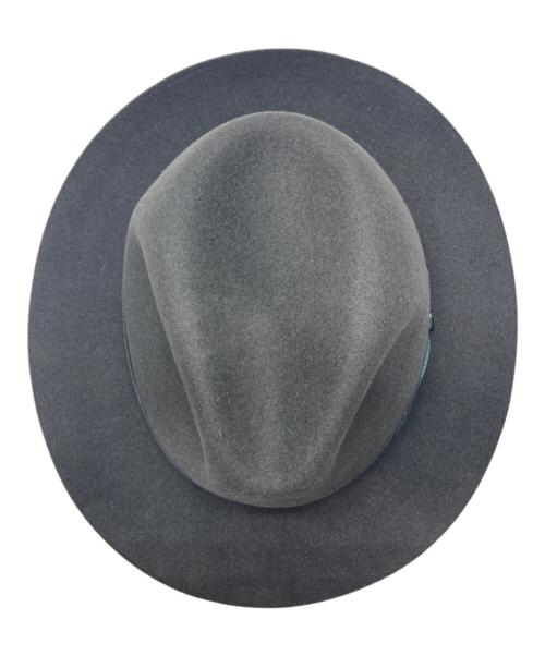 BORSALINO（ボルサリーノ）BORSALINO (ボルサリーノ) アレッサンドリア ラビットハット ブラック サイズ:UK 7 1/2　61の古着・服飾アイテム