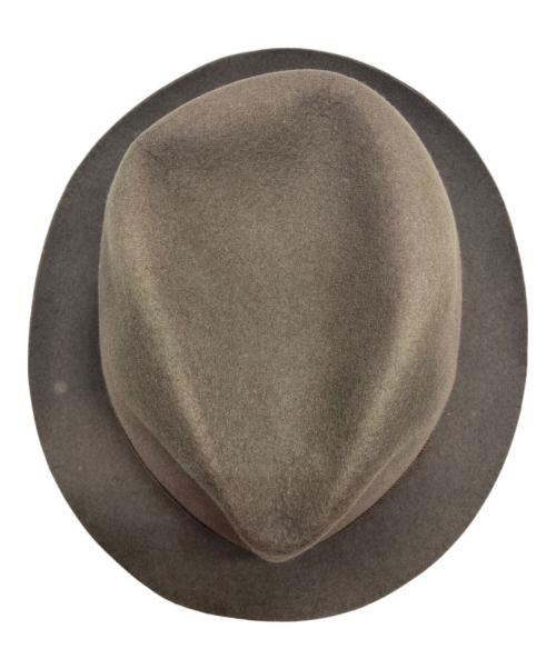 BORSALINO（ボルサリーノ）BORSALINO (ボルサリーノ) ファーフォルトハット ブラウン サイズ:UK 7 1/2　61の古着・服飾アイテム