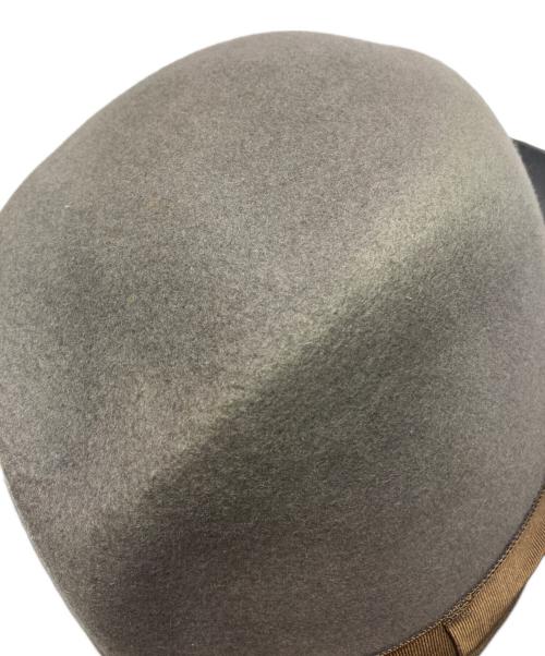 BORSALINO（ボルサリーノ）BORSALINO (ボルサリーノ) ファーフォルトハット ブラウン サイズ:UK 7 1/2　61の古着・服飾アイテム