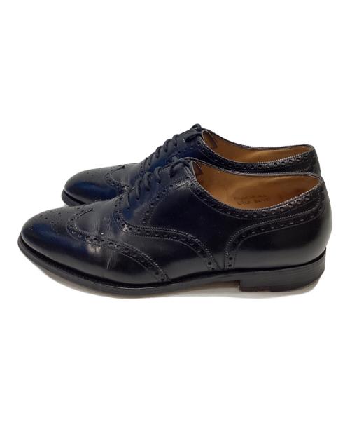 JOHN LOBB（ジョンロブ）JOHN LOBB (ジョンロブ) MARSHALLウィングチップシューズ ブラック サイズ:6　1/2の古着・服飾アイテム