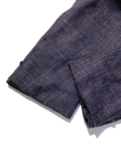 Ermenegildo Zegna COUTURE（エルメネジルド ゼニア クチュール）Ermenegildo Zegna COUTURE (エルメネジルド ゼニア クチュール) リネン2Bジャケット パープル サイズ:46の古着・服飾アイテム