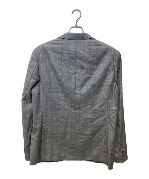 ERMENEGILDO ZEGNA（エルメネジルド・ゼニア）Ermenegildo Zegna (エルメネジルド・ゼニア) 段返り2Bジャケット&スラックス グレー サイズ:7-50Cの古着・服飾アイテム