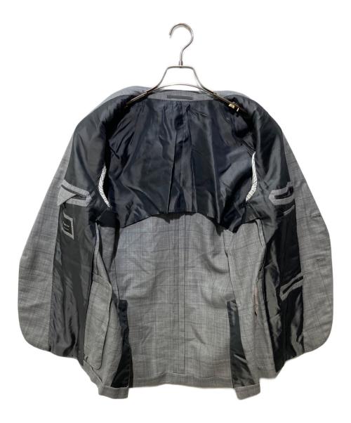 ERMENEGILDO ZEGNA（エルメネジルド・ゼニア）Ermenegildo Zegna (エルメネジルド・ゼニア) 段返り2Bジャケット&スラックス グレー サイズ:7-50Cの古着・服飾アイテム