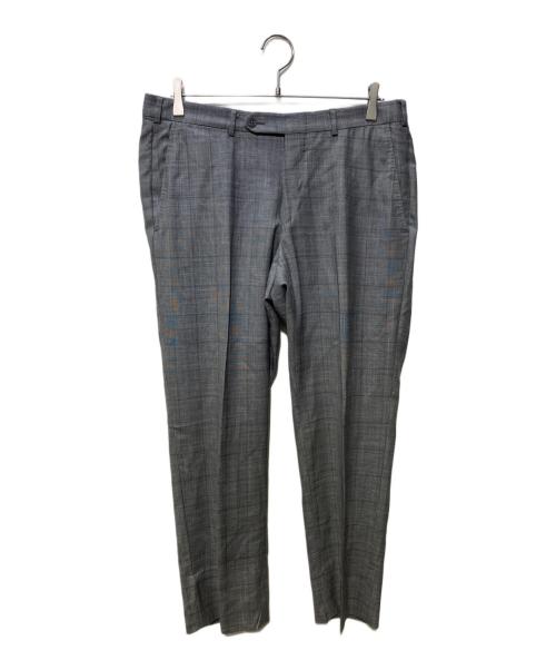 ERMENEGILDO ZEGNA（エルメネジルド・ゼニア）Ermenegildo Zegna (エルメネジルド・ゼニア) 段返り2Bジャケット&スラックス グレー サイズ:7-50Cの古着・服飾アイテム