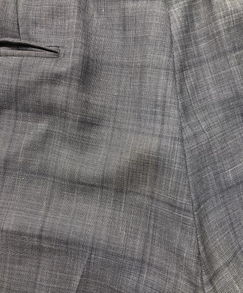 ERMENEGILDO ZEGNA（エルメネジルド・ゼニア）Ermenegildo Zegna (エルメネジルド・ゼニア) 段返り2Bジャケット&スラックス グレー サイズ:7-50Cの古着・服飾アイテム