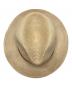 中古・古着 BORSALINO (ボルサリーノ) ラフィア クロッシェミディアムブリム ローラブル ベージュ サイズ:UK7 1/2 61：20000円