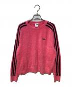 adidasアディダス）の古着「ADICOLOR HOLIDAY KNIT SWEATER」｜ピンク