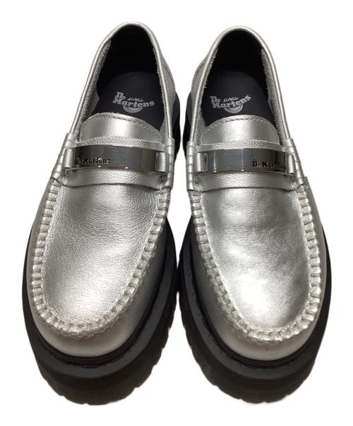 Dr.Martens（ドクターマーチン）Dr.Martens (ドクターマーチン) Penton II Quad Metallic Leather Loafers シルバー サイズ:UK4の古着・服飾アイテム