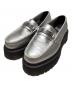 Dr.Martens（ドクターマーチン）の古着「Penton II Quad Metallic Leather Loafers」｜シルバー