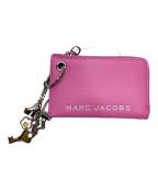 MARC JACOBSマークジェイコブス）の古着「ザ レザー コイン パース バッグ チャーム」｜ショッキングピンク