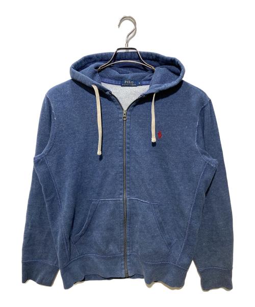 POLO RALPH LAUREN（ポロ・ラルフローレン）POLO RALPH LAUREN (ポロ・ラルフローレン) 裏地サーマルジップパーカー ネイビー サイズ:Ⅿの古着・服飾アイテム