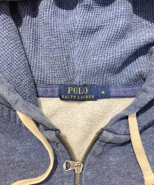 POLO RALPH LAUREN（ポロ・ラルフローレン）POLO RALPH LAUREN (ポロ・ラルフローレン) 裏地サーマルジップパーカー ネイビー サイズ:Ⅿの古着・服飾アイテム