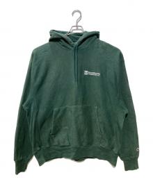 Champion Premium Reverse Weave（チャンピオン プレミアム リバースウィーブ）の古着「パーカー」｜グリーン