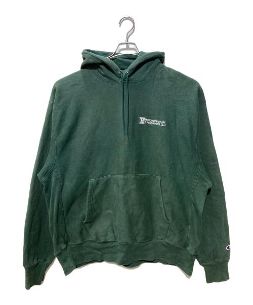 Champion Premium Reverse Weave（チャンピオン プレミアム リバースウィーブ）Champion Premium Reverse Weave (チャンピオン プレミアム リバースウィーブ) パーカー グリーン サイズ:XLの古着・服飾アイテム