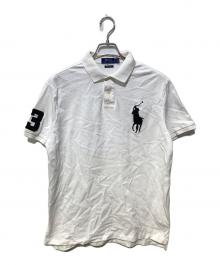 POLO RALPH LAUREN（ポロ・ラルフローレン）の古着「ビッグポニーポロシャツ」｜ホワイト