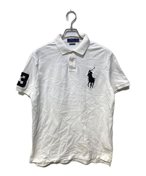 POLO RALPH LAUREN（ポロ・ラルフローレン）POLO RALPH LAUREN (ポロ・ラルフローレン) ビッグポニーポロシャツ ホワイト サイズ:Lの古着・服飾アイテム