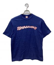 WAREHOUSE×MOTHER2（ウエアハウス×マザー2）の古着「SMAAAASH!!Tシャツ」｜ネイビー