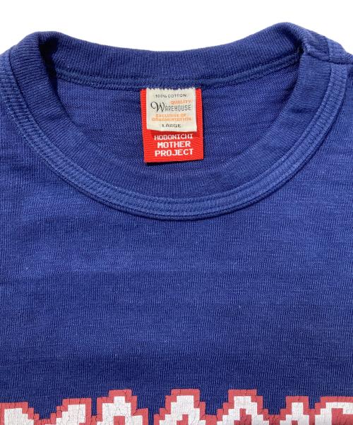 WAREHOUSE（ウエアハウス）WAREHOUSE (ウエアハウス) MOTHER2 (マザー2) SMAAAASH!!Tシャツ ネイビー サイズ:Lの古着・服飾アイテム