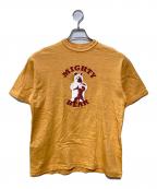 WAREHOUSE×MOTHER2ウエアハウス×マザー2）の古着「MIGHTY BEAR Tシャツ」｜オレンジ