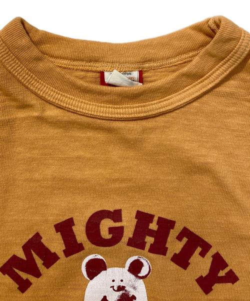 WAREHOUSE（ウエアハウス）WAREHOUSE (ウエアハウス) MOTHER2 (マザー2) MIGHTY BEAR Tシャツ オレンジ サイズ:Lの古着・服飾アイテム