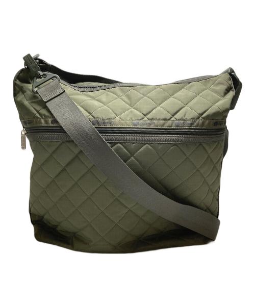 LeSportsac（レスポートサック）LeSportsac (レスポートサック) 2WAYバッグ グリーンの古着・服飾アイテム