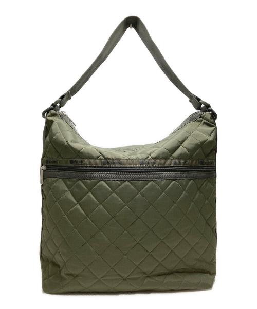 LeSportsac（レスポートサック）LeSportsac (レスポートサック) 2WAYバッグ グリーンの古着・服飾アイテム