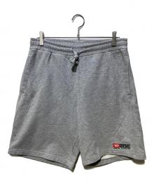 DIESEL（ディーゼル）の古着「スウェットハーフパンツ」｜グレー