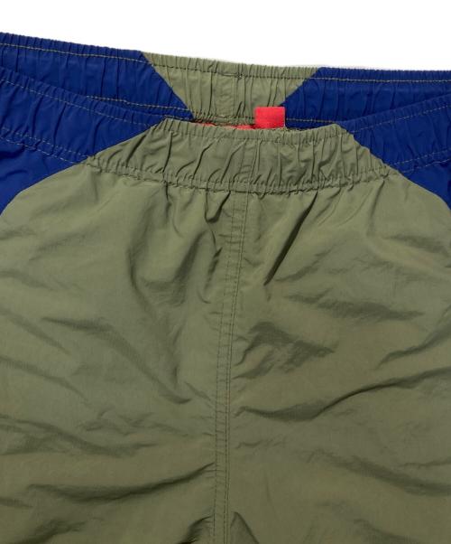 SUPREME（シュプリーム）Supreme (シュプリーム) Paneled  Track Pant オリーブ×ブルー サイズ:Sの古着・服飾アイテム