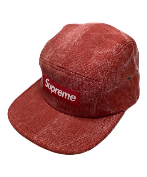 SUPREME（シュプリーム）SUPREME (シュプリーム) Supreme Coated Denim Camp Cap レッドの古着・服飾アイテム