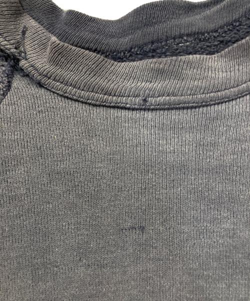nobrand（ノーブランド）nobrand (ノーブランド) ナス紺ラグランショートスリーブスウェット ナス紺 サイズ:FREEの古着・服飾アイテム