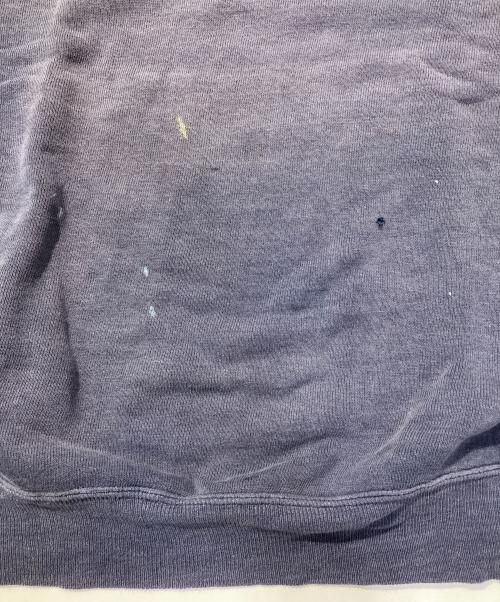 nobrand（ノーブランド）nobrand (ノーブランド) ナス紺ラグランショートスリーブスウェット ナス紺 サイズ:FREEの古着・服飾アイテム