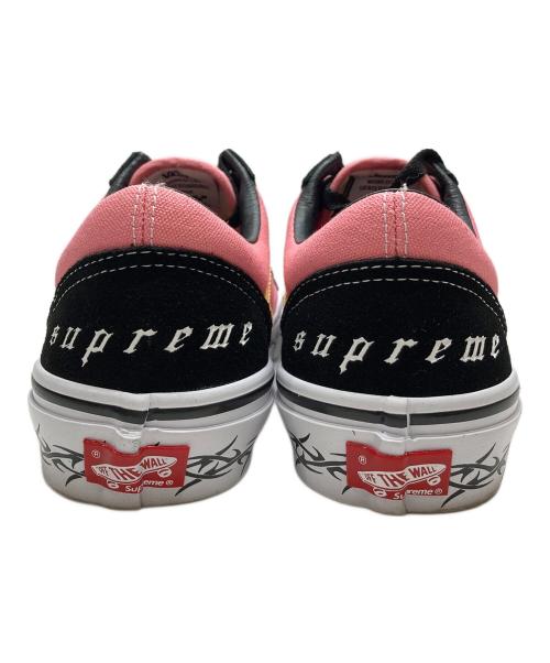 VANS（ヴァンズ）VANS (ヴァンズ) SUPREME (シュプリーム) Old Skool ブラック×ピンク サイズ:26㎝の古着・服飾アイテム