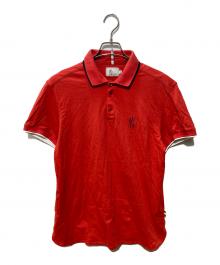 MONCLER（モンクレール）の古着「GRENOBLE 半袖ポロシャツ」｜レッド
