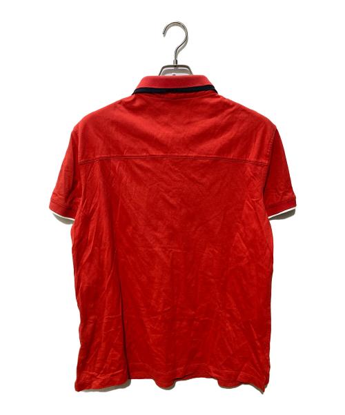 MONCLER（モンクレール）MONCLER (モンクレール) GRENOBLE 半袖ポロシャツ レッド サイズ:XLの古着・服飾アイテム
