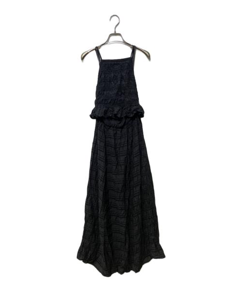 Snidel（スナイデル）Snidel (スナイデル) アメスリプリーツドッキングワンピ ブラック サイズ:SIZE 0の古着・服飾アイテム