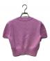 ALEXANDER WANG (アレキサンダー・ワン) ロゴエンボスクロップドニット ピンク サイズ:XS：20000円