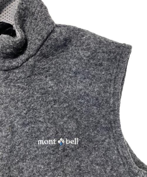 mont-bell（モンベル）mont-bell (モンベル) ウールベスト グレー サイズ:XLの古着・服飾アイテム