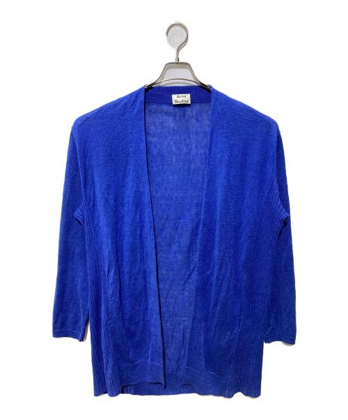 Acne studios（アクネ ストゥディオズ）Acne studios (アクネ ストゥディオズ) リネンニットカーディガン ブルー サイズ:XSの古着・服飾アイテム